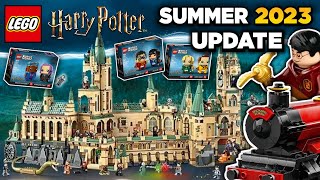 INSANE LEGO Harry Potter Hogwarts Castle amp Summer 2023 Updates [upl. by Krishna111]