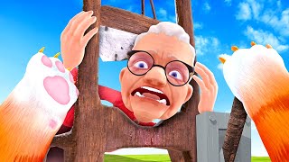 Using a GUILLOTINE on Granny  I Am Cat VR [upl. by Pickering]