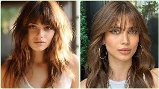 Flattering Bang Haircut Ideas For Every Face Shape [upl. by Trik]