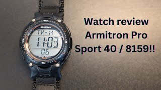 Watch Review Armitron Pro Sport 408159 is it your next Casio [upl. by Gal892]