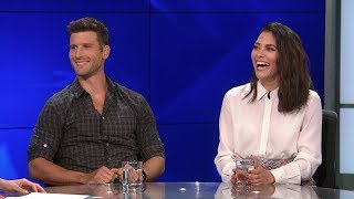 Parker Young amp Inbar Lavi on the Dark Comedy “Imposters” [upl. by Ahsitneuq]