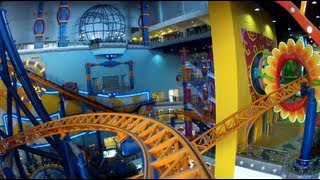 Supersonic Odyssey Roller Coaster POV Times Square Theme Park Malaysia Cosmos World HD [upl. by Dj]