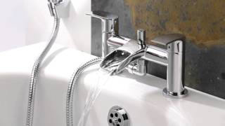 Rubinetto Miscelatore Bagno Sopra Vasca e Doccia a Cascata con Doccetta BT0013C Hudson Reed [upl. by Jewelle]