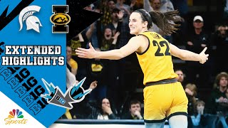 HIGHLIGHTS Michigan State vs Iowa  Big Ten Womens Basketball  122024  NBC Sports [upl. by Shreeves712]