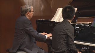 Qi Xiu Beethovens Hammerklavier Sonata  Juilliard Murray Perahia Piano Master Class [upl. by Irol]