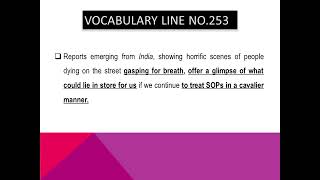 Vocabulary Lines 26 [upl. by Annaiel719]