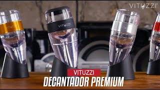 Vituzzi  Oxigenador de Vino Premium Decantador para Vino Mejora e Intensifica el sabor  aroma [upl. by Valentine]