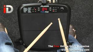 Alesis PercPad amp Sample Pad Review with Ian Croft iDrum Magazine [upl. by Nosremaj282]