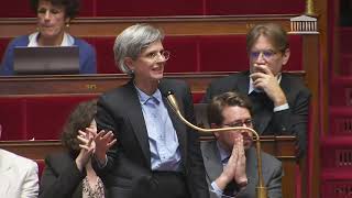 Sandrine Rousseau interroge le gouvernement sur laffaiblissement organisé de lhôpital public [upl. by Mychal586]