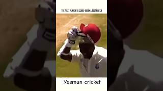 Bean Lara complete 400 runs in test match 🥶🥵 shortsfeed cricketequipment bolwing cricket [upl. by Ivor890]