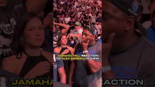 Jamahal Hill Reacts To Alex Pereiras TKO 🗿 [upl. by Adelpho138]