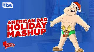 American Dad Holiday Clips Mashup  TBS [upl. by Farman]