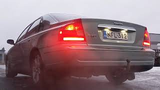 Volvo S80 D5 rear muffler delete [upl. by Asil]