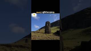 Moai ⚠️ मूर्तियों का रहस्य 😱 shorts fact [upl. by Leachim332]