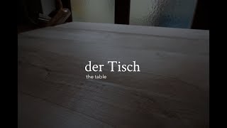 der Tisch 10 Das Zurichten der Tischplatte [upl. by Ahsoym]