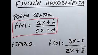 Función Racional  Gráfico dominio y rango [upl. by Madonia]