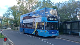 Ride on Metrobus Scania N270UD OmniCity  6978 YP09 HWK  Route 200 [upl. by Nosro]