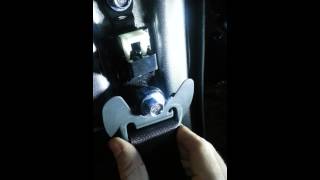 2013 Kia Optima seatbelt height adjuster rattle [upl. by Onailimixam]