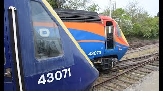 Valenta Paxman VP185 Startup HST Cab Ride amp more at Colne Valley Railway 02052022 [upl. by Aeriela]