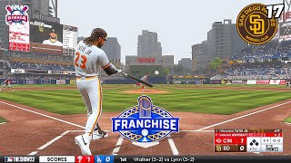 MLB The Show 23 San Diego Padres vs Cincinnati Reds  Franchise Mode 17  Gameplay PS5 60fps HD [upl. by Jeannie963]