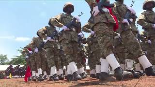 UPDF SOLDIERS PARADE MARCHING ON INDEPENDENCE DAY [upl. by Hitchcock]