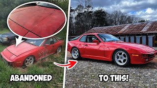 Turning An Abandoned Porsche 944 Into The Dream Christmas Gift [upl. by Cave844]