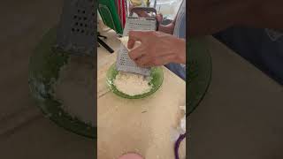 Grated cassava tapioca asmr food shorts ytshorts [upl. by Rosdniw785]