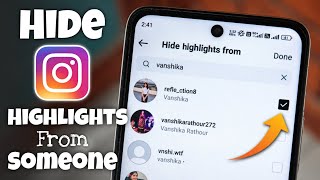 How to Hide Highlights From Someone on Instagram [upl. by As]