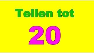 Tellen tot 20 twintig peuters kleuters cijfers leren [upl. by Dhruv]