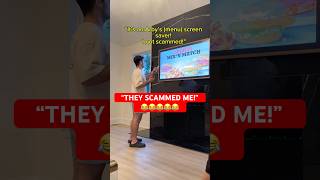 Imagine Buying a TV and Seeing This shorts scam [upl. by Ardnot235]