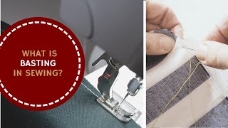 What is BASTING in sewing [upl. by Aicerg]