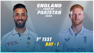 🔴 Live Pakistan Vs England Live – 1st Test DAY 1  PAK Vs ENG Live  Pakistan Vs England Live [upl. by Olpe]