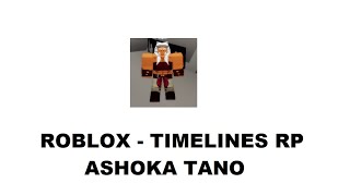 How to make Ahsoka Tano  Roblox Timelines RP [upl. by Elaynad]