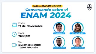 ¡Conversando sobre el ENAM 2024 [upl. by Cornew]