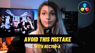 SHOULD YOU USE Rec709A   Explained by a Colorist [upl. by Ttenrag]