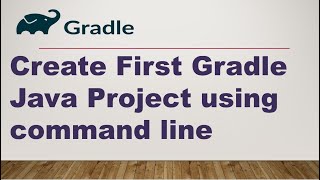 Create First Gradle Java Project using command line Building Java Projects with Gradle [upl. by Enelime]