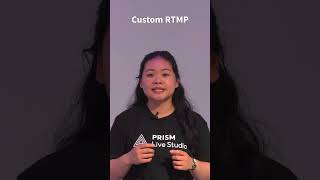 Custom RTMP settings in PRISM Live Studio mobile [upl. by Beaumont132]