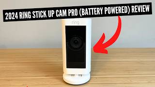 Ring Stick Up Cam Pro Battery Powered Camera Review [upl. by Ecinna353]