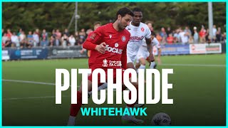 PITCHSIDE  Whitehawk FA Cup 3rd Qualifying Round [upl. by Arrimat]