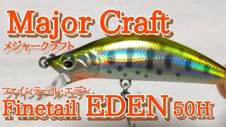 メジャークラフト エデン 50H 【水槽でアクション確認】【渓流ルアー】Major Craft EDEN50H【LookampAction】 [upl. by Latoye292]