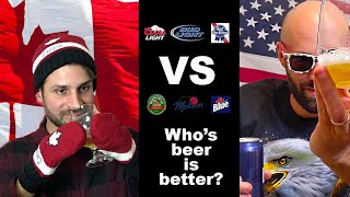 Canada VS USA  Whos beer is better [upl. by Aiveneg]