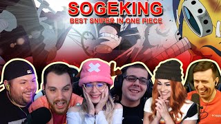 SOGEKING BEST SNIPER IN ONE PIECE  Reaction Mashup One Piece [upl. by Aimik]