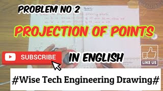 Projection of points English [upl. by Dnalevelc]