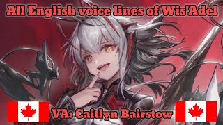 Arknights WisAdels Walter EN voice lines [upl. by Gershon]