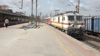 Absolute Alarming Honking amp Dazzling Speed By 12956 Jaipur Mumbai Superfast Express  A Must See [upl. by Ise]