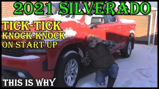 2021 Silverado RST Engine TickKnock  TSB Info silverado [upl. by Llereg]