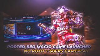 🔰RED MAGIC GAME LAUNCHER Work For All Devices  Stable 60FPS  MUST WATCH [upl. by Eiral]