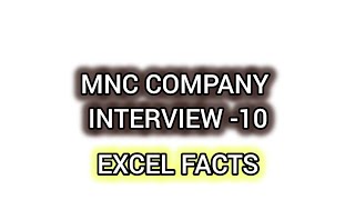 MNC COMPANY INTERVIEW 10 [upl. by Ardena]