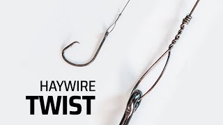 How To Rig Wire Leader  The EASIEST Haywire Twist Tutorial REELREPORTS [upl. by Aldric]