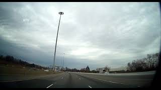 Ajax to Pearson Airport HWY 401 Ontario Canada [upl. by Grosmark838]